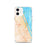 Custom Daytona Beach Florida Map iPhone 12 Phone Case in Watercolor