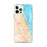 Custom Daytona Beach Florida Map iPhone 12 Pro Max Phone Case in Watercolor