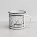 Right View Custom Deadwood South Dakota Map Enamel Mug in Classic