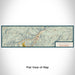 Flat View of Map Custom Deadwood South Dakota Map Enamel Mug in Woodblock