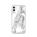 Custom Death Valley National Park Map Phone Case in Classic