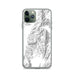 Custom Death Valley National Park Map Phone Case in Classic
