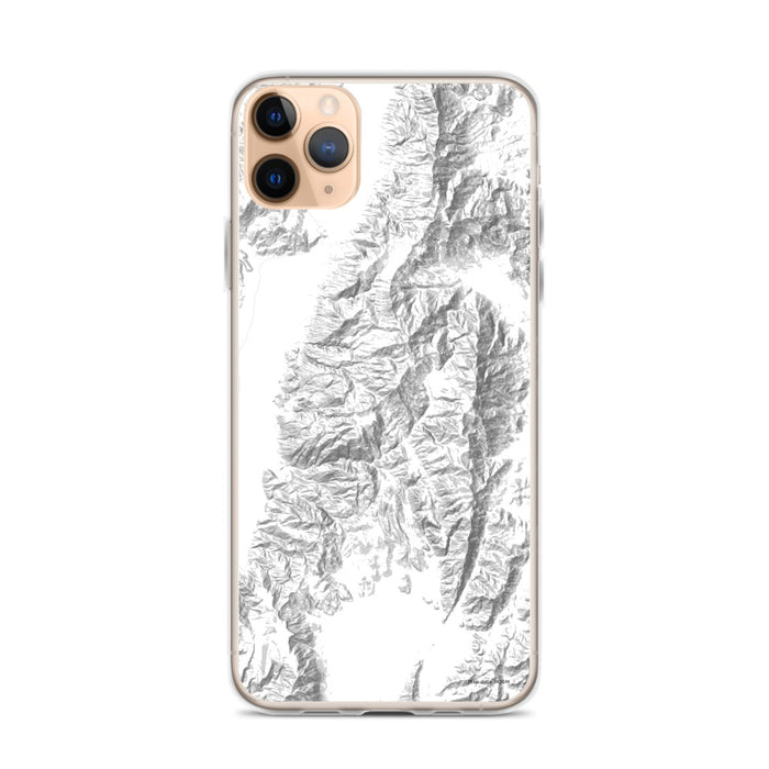 Custom Death Valley National Park Map Phone Case in Classic
