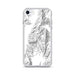 Custom Death Valley National Park Map iPhone SE Phone Case in Classic