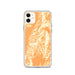 Custom Death Valley National Park Map Phone Case in Ember