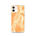 Custom Death Valley National Park Map iPhone 12 Phone Case in Ember
