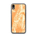 Custom Death Valley National Park Map Phone Case in Ember