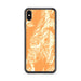 Custom Death Valley National Park Map Phone Case in Ember