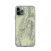 Custom Death Valley National Park Map Phone Case in Woodblock