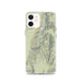 Custom Death Valley National Park Map iPhone 12 Phone Case in Woodblock
