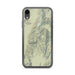 Custom Death Valley National Park Map Phone Case in Woodblock
