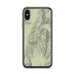 Custom Death Valley National Park Map Phone Case in Woodblock