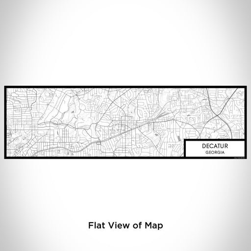 Flat View of Map Custom Decatur Georgia Map Enamel Mug in Classic