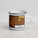 Right View Custom Decatur Illinois Map Enamel Mug in Ember