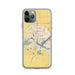 Custom Decatur Illinois Map Phone Case in Woodblock