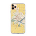 Custom Decatur Illinois Map Phone Case in Woodblock