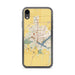 Custom Decatur Illinois Map Phone Case in Woodblock