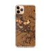 Custom Decorah Iowa Map Phone Case in Ember