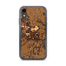 Custom Decorah Iowa Map Phone Case in Ember