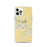 Custom Decorah Iowa Map iPhone 12 Pro Phone Case in Woodblock
