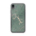 Custom iPhone XR Deep Creek Lake Maryland Map Phone Case in Afternoon