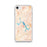 Custom iPhone SE Deep Creek Lake Maryland Map Phone Case in Watercolor
