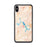 Custom iPhone XS Max Deep Creek Lake Maryland Map Phone Case in Watercolor