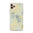 Custom iPhone 11 Pro Max Deep Creek Lake Maryland Map Phone Case in Woodblock