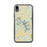 Custom iPhone XR Deep Creek Lake Maryland Map Phone Case in Woodblock