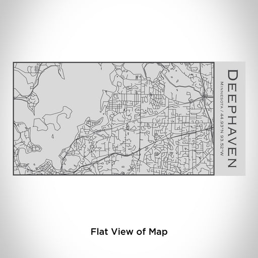 Rendered View of Deephaven Minnesota Map Engraving on 17oz Stainless Steel Insulated Cola Bottle