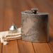 Deephaven Minnesota Custom Engraved City Map Inscription Coordinates on 6oz Stainless Steel Flask