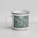 Left View Custom Delano California Map Enamel Mug in Afternoon