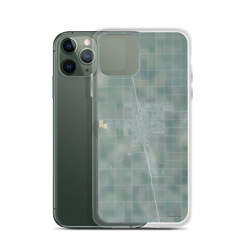 Custom Delano California Map Phone Case in Afternoon