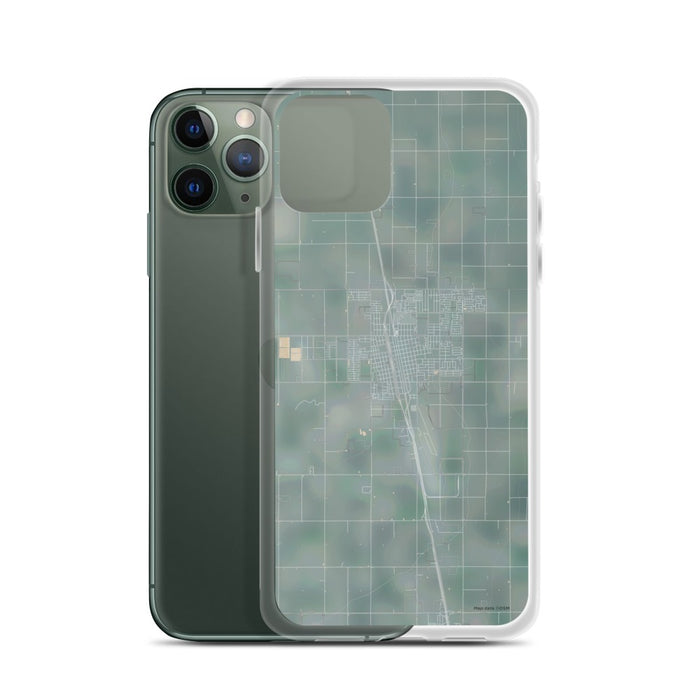 Custom Delano California Map Phone Case in Afternoon