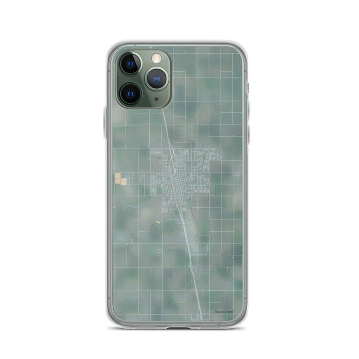 Custom iPhone 11 Pro Delano California Map Phone Case in Afternoon