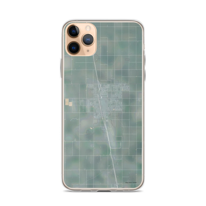 Custom iPhone 11 Pro Max Delano California Map Phone Case in Afternoon