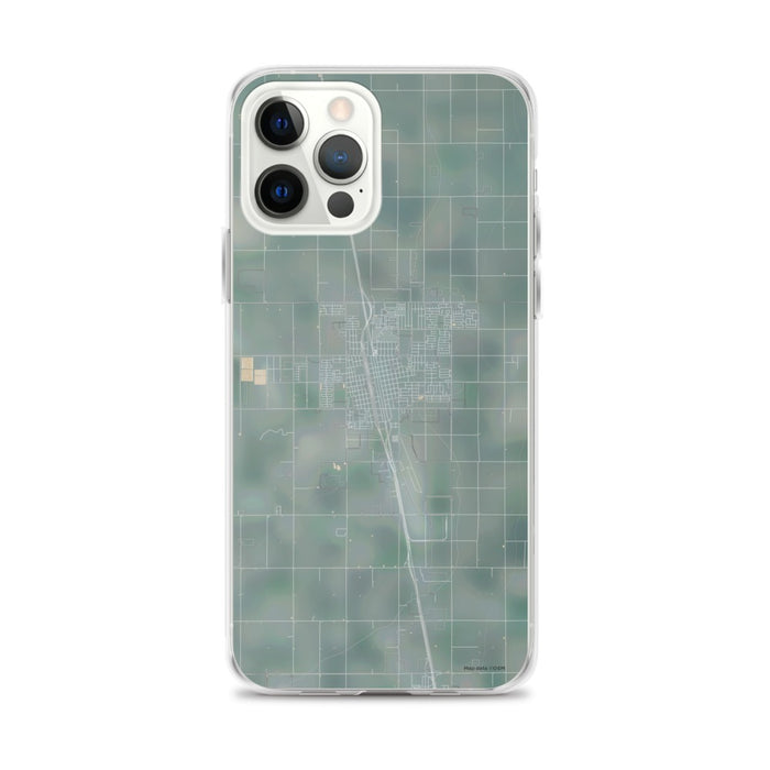 Custom iPhone 12 Pro Max Delano California Map Phone Case in Afternoon