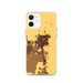 Custom iPhone 12 Delano California Map Phone Case in Ember