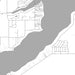 Delavan Lake Wisconsin Map Print in Classic Style Zoomed In Close Up Showing Details