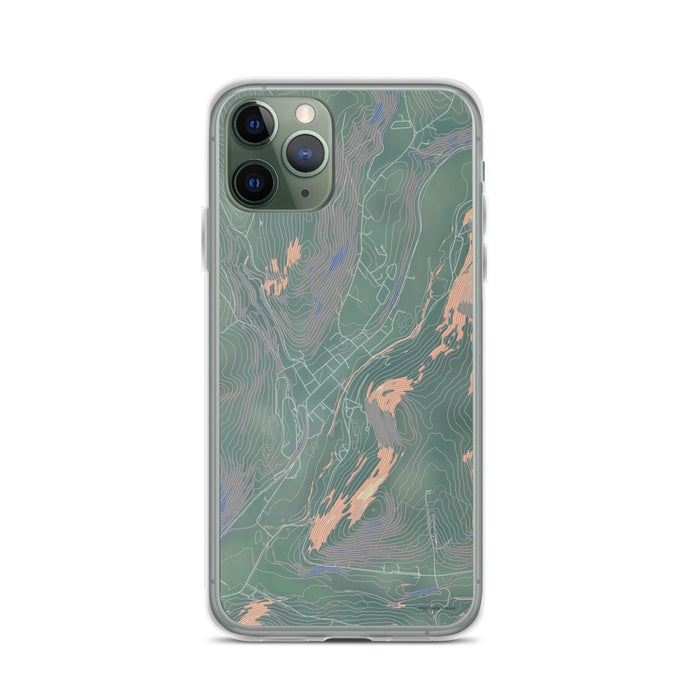 Custom iPhone 11 Pro Delhi New York Map Phone Case in Afternoon