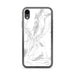 Custom iPhone XR Delhi New York Map Phone Case in Classic