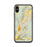 Custom iPhone X/XS Delhi New York Map Phone Case in Woodblock