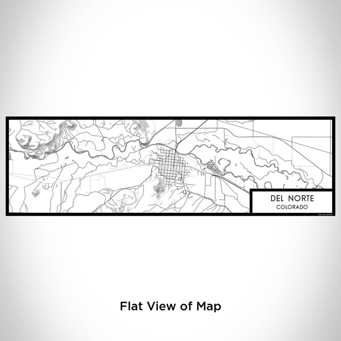 Del Norte Colorado Map Enamel Mug in Classic — JACE Maps