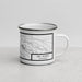 Right View Custom Del Norte Colorado Map Enamel Mug in Classic