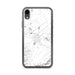 Custom iPhone XR Del Norte Colorado Map Phone Case in Classic