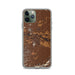 Custom iPhone 11 Pro Del Norte Colorado Map Phone Case in Ember