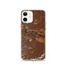 Custom iPhone 12 Del Norte Colorado Map Phone Case in Ember
