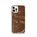Custom iPhone 12 Pro Del Norte Colorado Map Phone Case in Ember