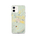 Custom iPhone 12 Del Norte Colorado Map Phone Case in Woodblock