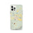 Custom iPhone 12 Pro Del Norte Colorado Map Phone Case in Woodblock